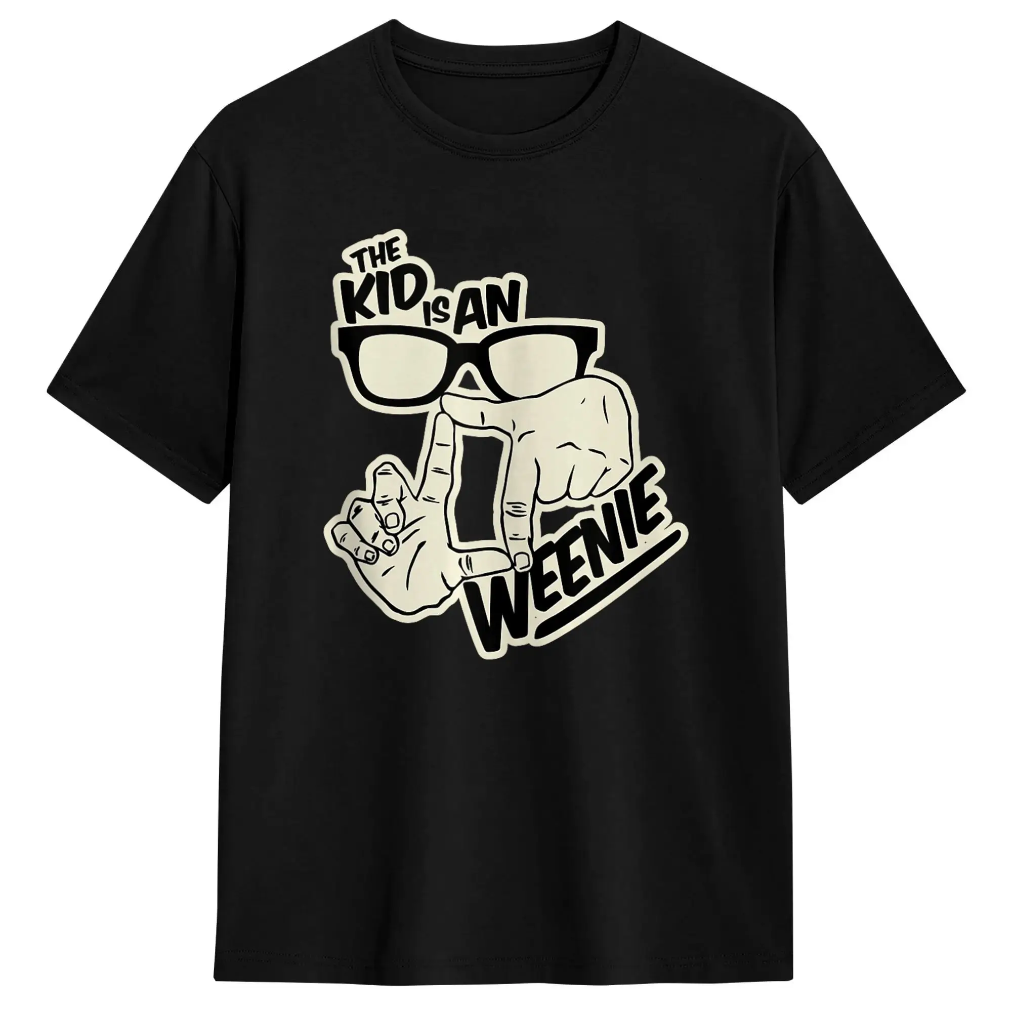 Kid is an Weenie Hand Glasses T Shirt Summer  Trending T Shirts 100% Cotton Comfortable 4XL 5XL 6XL Tees Short Sleeve Y2K Tshirt