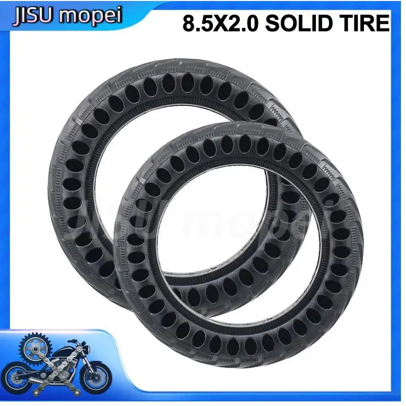 

2 pcs 8.5 inch Tyre for Xiaomi M365 1S Pro Pro2 MI 3 Kick Scooter Electric Scooter Rubber Solid Tire Anti-puncture Damping Tyres