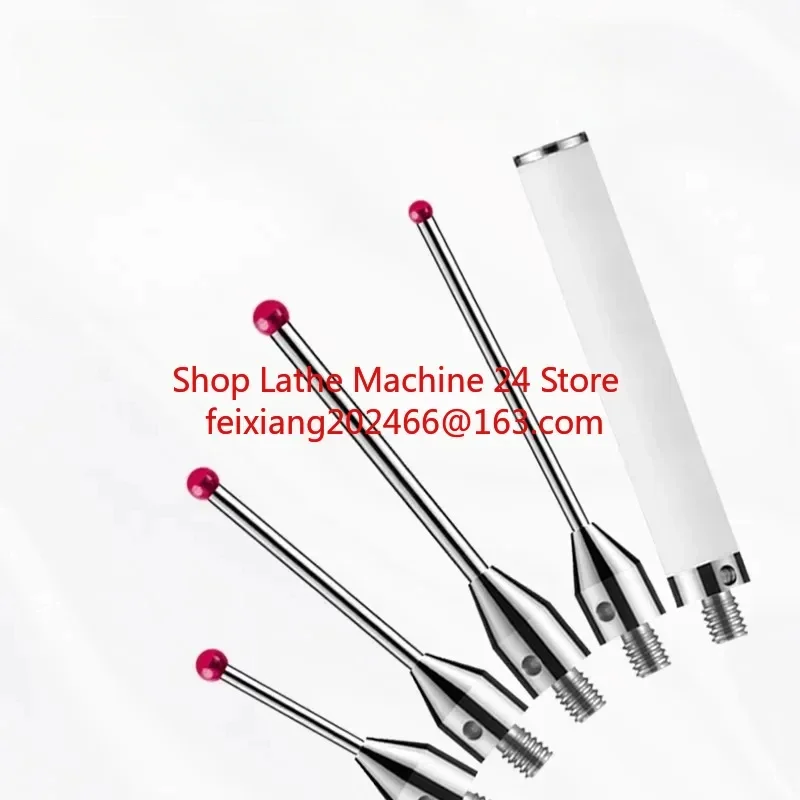 1PC Three-dimensional Probe Three-coordinate Stylus Tungsten Steel Probe Ruby Probe CNC Machine Tool Special Stylus Thread M4