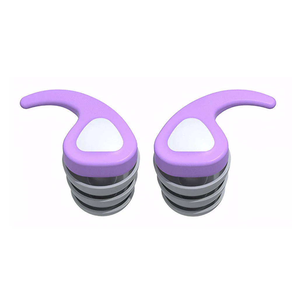 어린이 수영 귀마개, 재사용 가능한 실리콘 수면 귀마개, 수영장 목욕 샤워 서핑용 소음 감소 귀마개