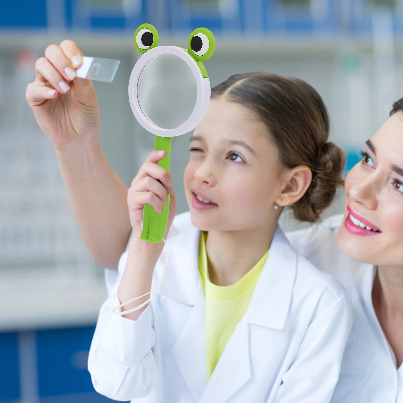 

Handheld Animal Magnifying Glass Durable Acrylic Lens Portable Kids Observation Tool Lightweight Backpack Handbag Suitable