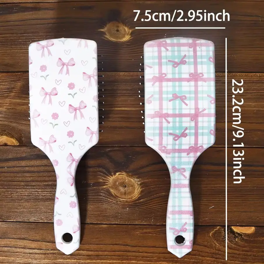 1 قطعة مشط تدليك وسادة هوائية بنمط عقدة الفراشة-مضاد للكهرباء الساكنة، مع تصفيف سلس، تمشيط، وعقدة، خاص لشعر مستعار حقيقي #4