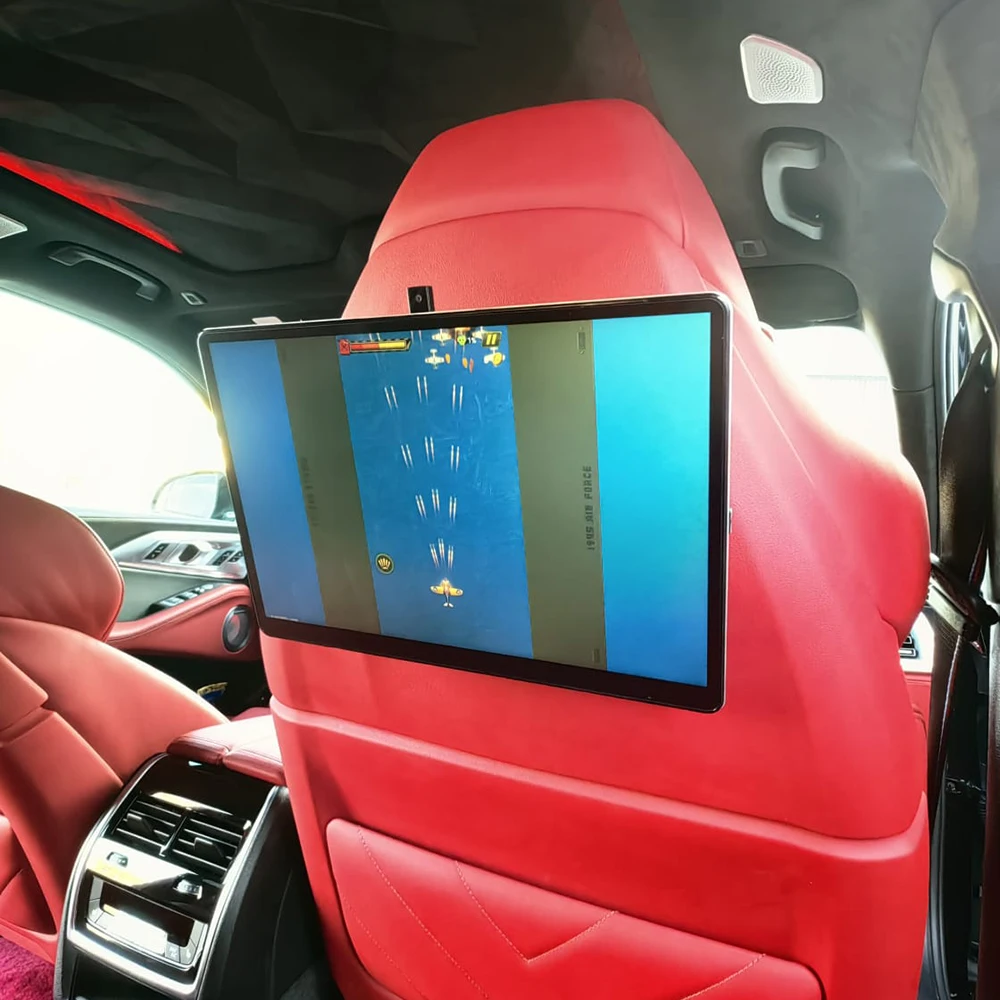 2025 Новейший экран заднего сиденья для телевизора в стиле UI для BMW 7 серии, Wi-Fi, монитор подголовника автомобиля, Android HDMI, Bluetooth, зеркальная связь, беспроводная связь