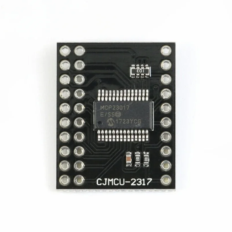Módulo de interfaz serie MCP23017 IIC I2C SPI Módulo de interfaz serie de pines expansores de E/S bidireccionales de 16 bits CJMCU-2317