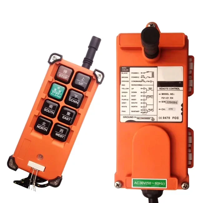 

DC12V DC24V DC36V DC48V Industrial Remote Control For Crane and Hoist WINCH