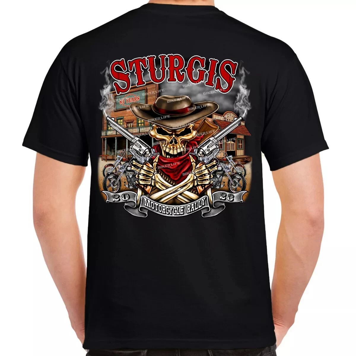 

Sturgis Motorcycle Rally Western Showdown T-Shirt