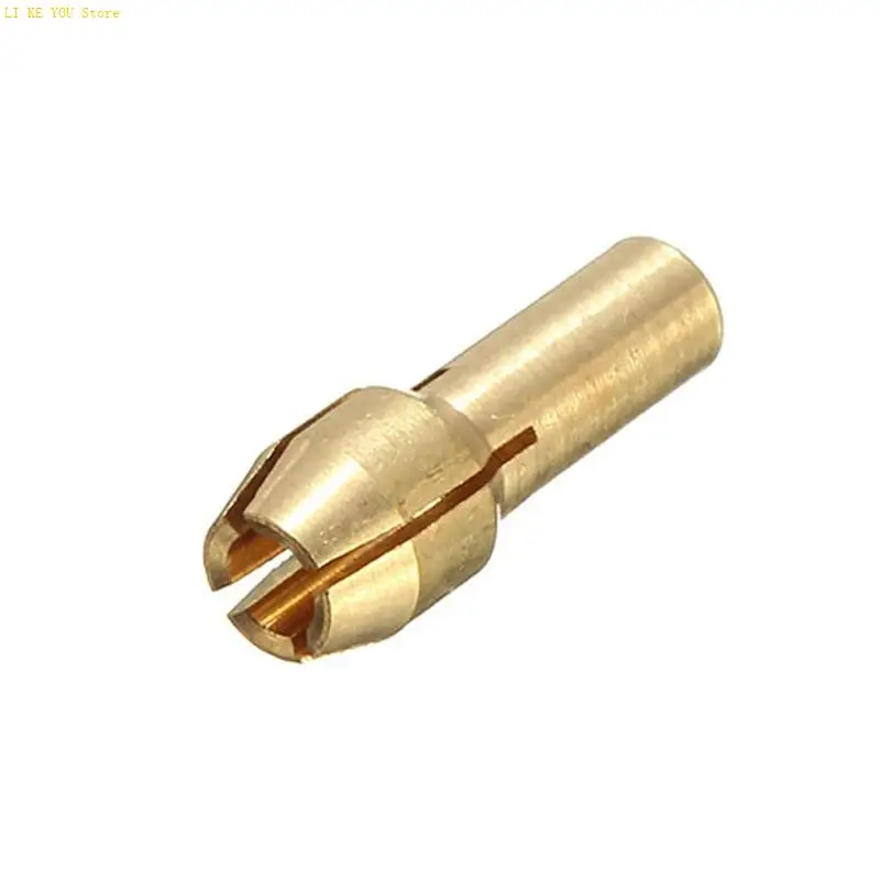 W3JE 10pcs Brass Drill Collet Bits для роторного инструмента 0,5-3,2 мм 4,3 мм хвостовика