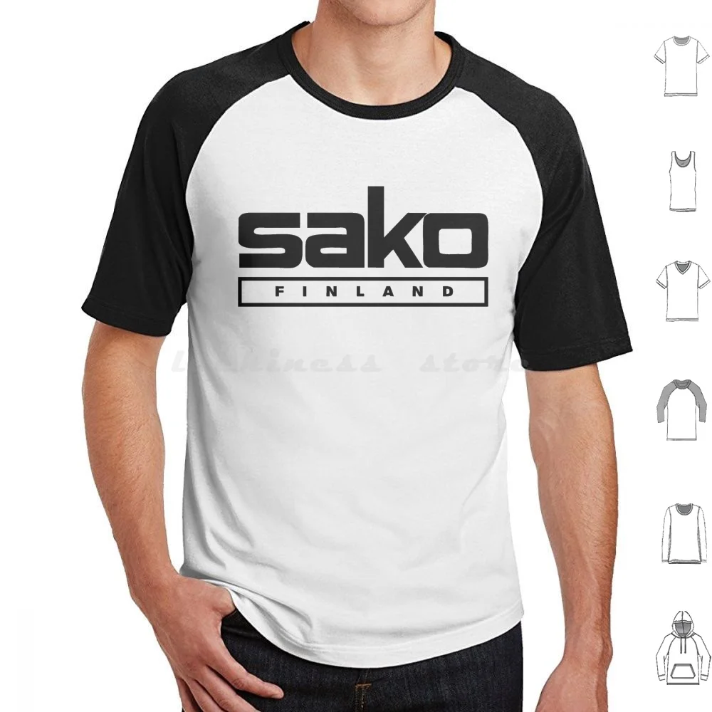 Finland Firearms Logo T Shirt 6xl Cotton Cool Tee Sako Finland Tikka Tikka By Sako Sako Finland Savage Arms Winchester Benelli