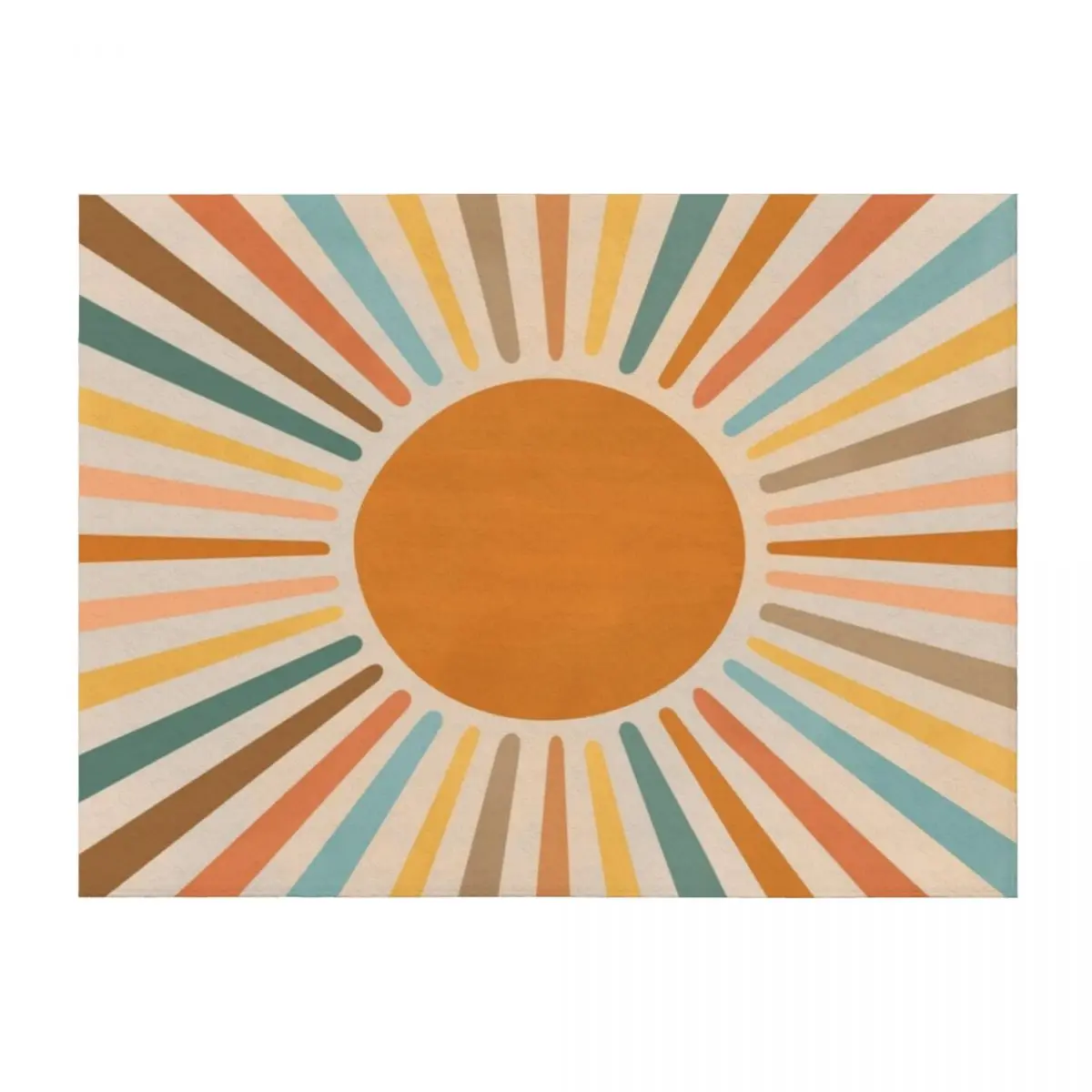 

Sunshine Throw Blanket Loose Multi-Purpose warm winter Single Blankets