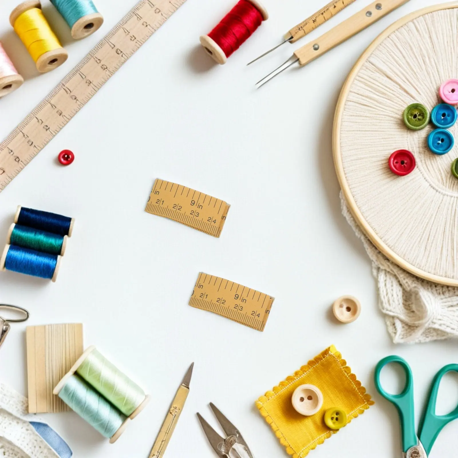Thin Flexible Paper Tape Measure for Dressmaking Sewing Pattern Drafting Tailor Workshop Body Dimension Measurement view 3