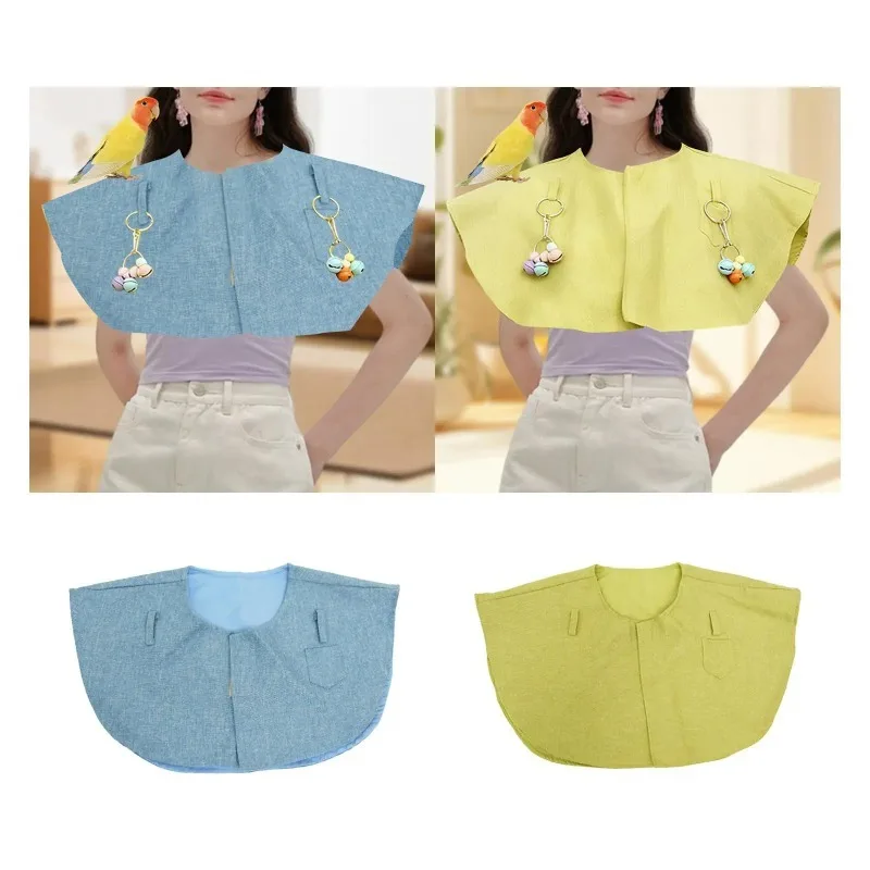 

Защитная накидка-шаль для попугаев и неразлучников от царапин на плечи