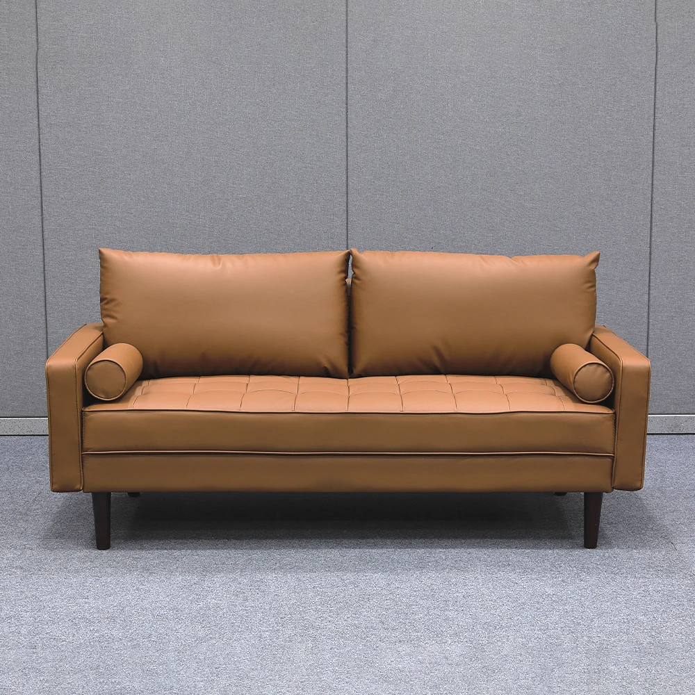 Modern Hotel Love Seat Sofa Design Furniture 2 Seater Lounge Leather Couch