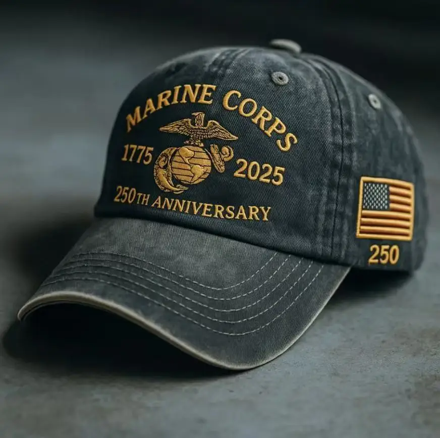 250th Anniversary Embroidered Design New Style Sun Protection Baseball Cap Outdoor Visor Cap Unisex