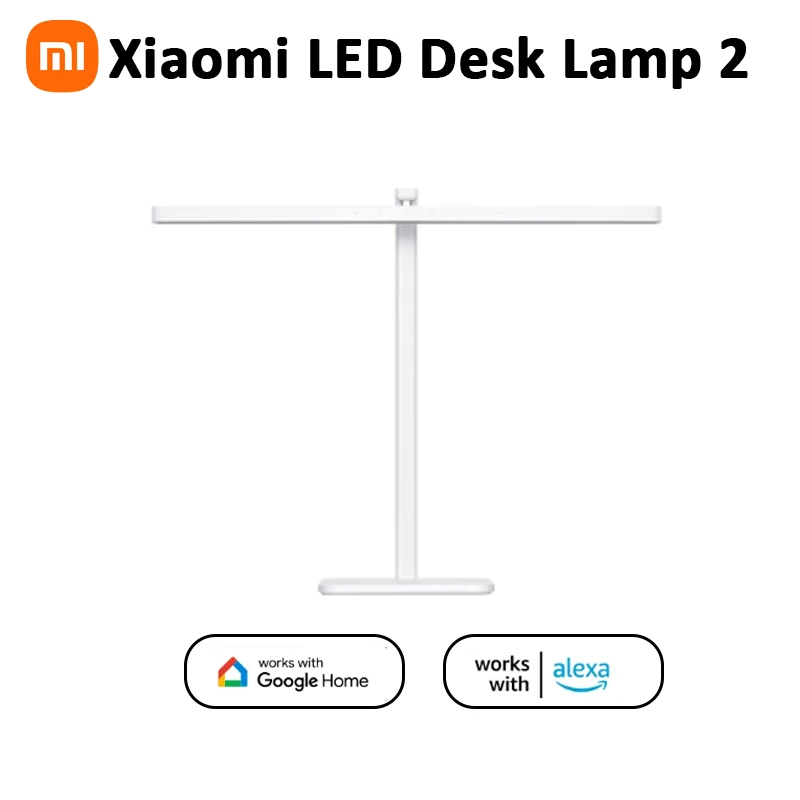 Xiaomi LED Desk Lamp 2 Rechargeable Touch Night Light Voice control Eye Protection Foldable Table Lamp For Bedroom Bedside