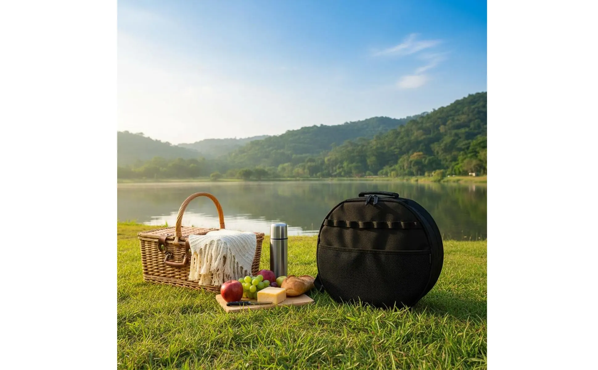 Bbq Pan Organizer Bag Thickened Round Pan Bag Grill Plate Carry Case Portable Baking Tray Carry Case Scratch-Resistant Bbq Pan Organizer Bag Thickened Round Pan Bag Grill Plate Carry Case Portable Baking Tray Carry Case Scratch-Resistant