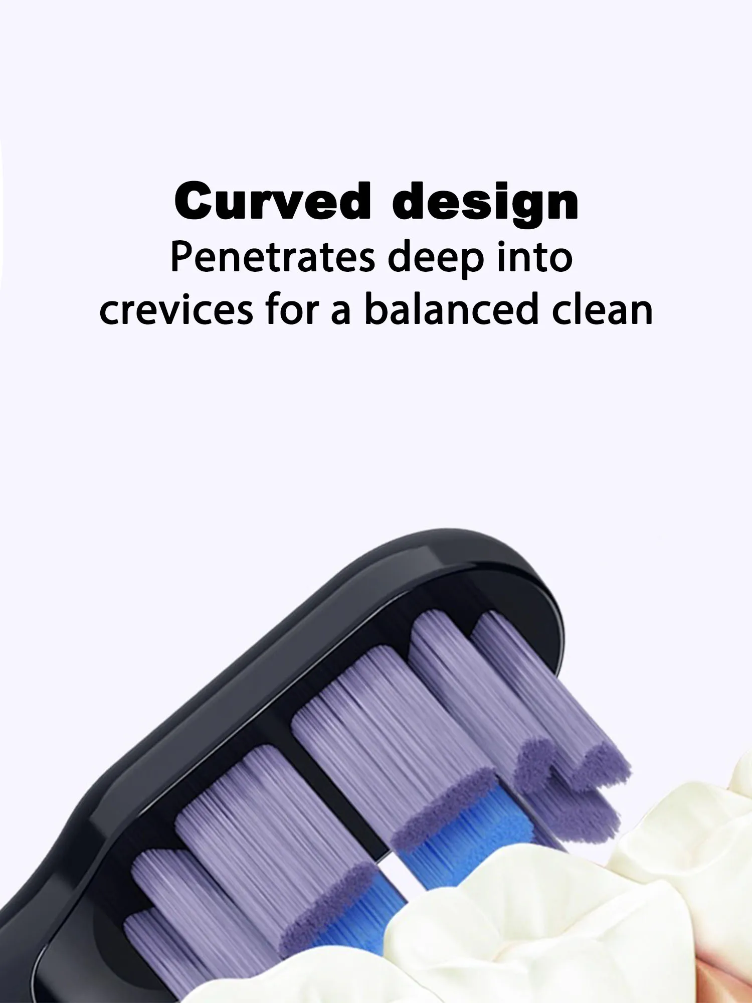 電動歯ブラシヘッドXiaomiMijia t700,ソニック,3D,高密度,交換用,4ユニット