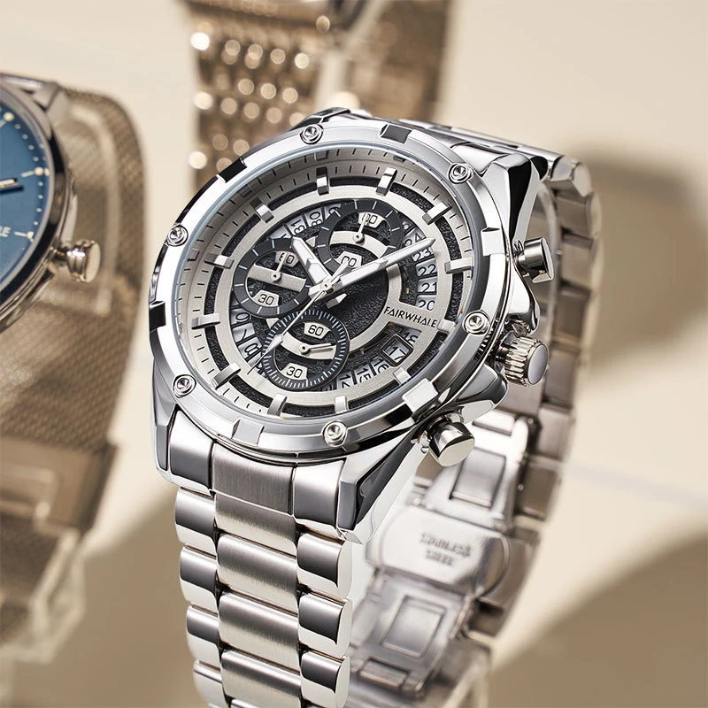 

Mark Fairwhale high-end men's watch, multifunctional watch, trendy and fashionable sports and casual men's watch