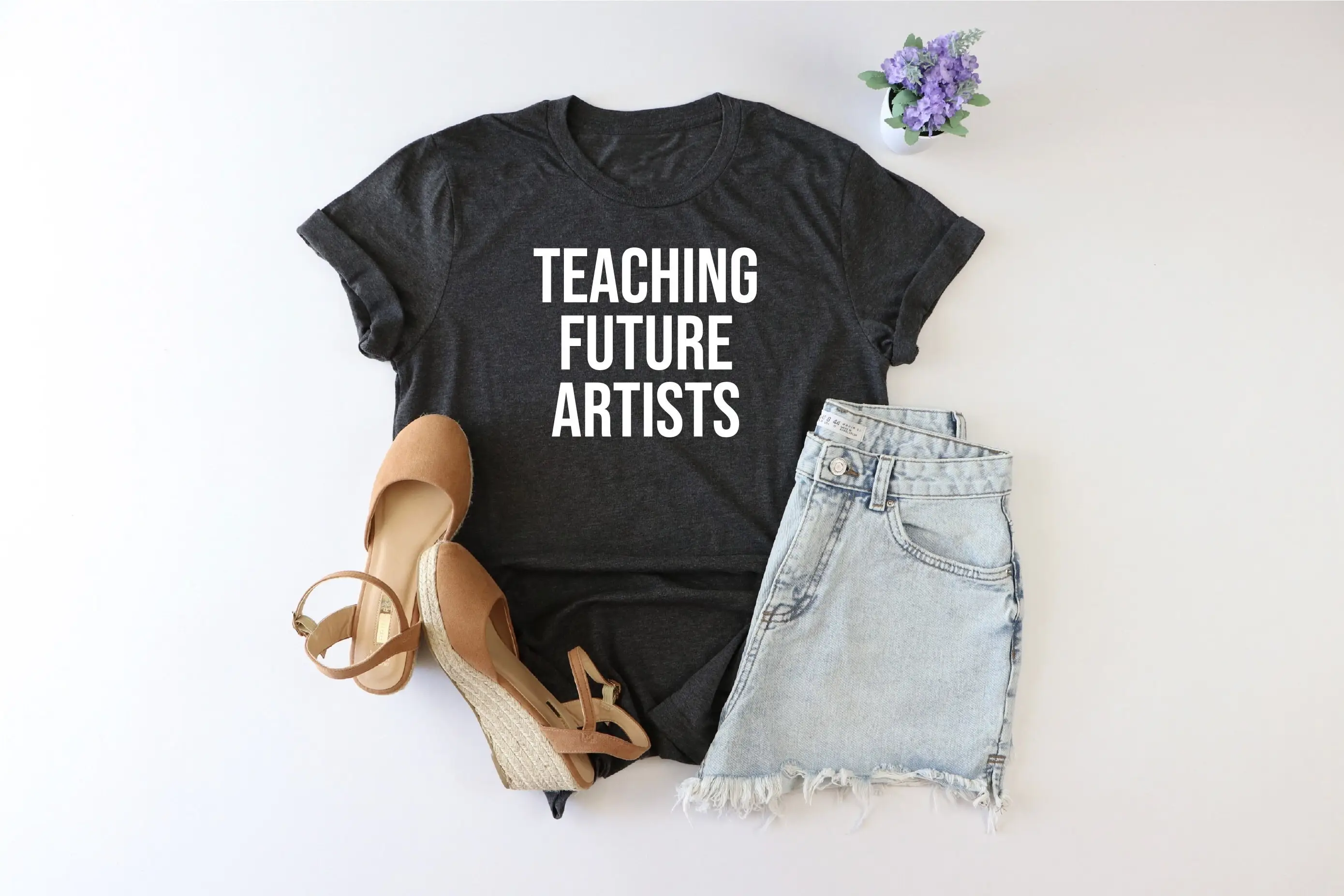 Teaching future artists shirt teacher appreciation Art T For