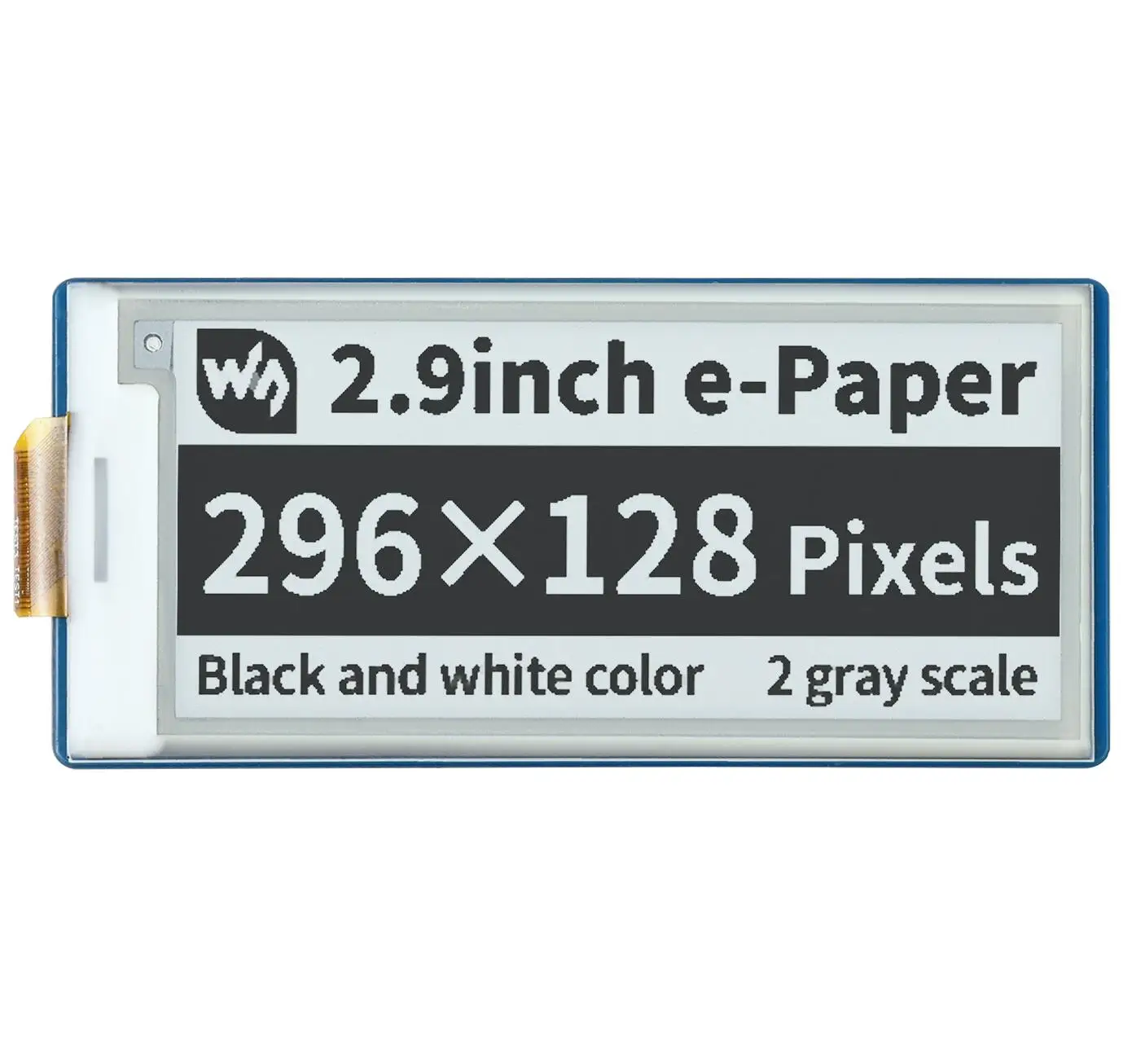 Waveshare 2.9inch E-Paper E-Ink Display Module for Raspberry Pi Pico