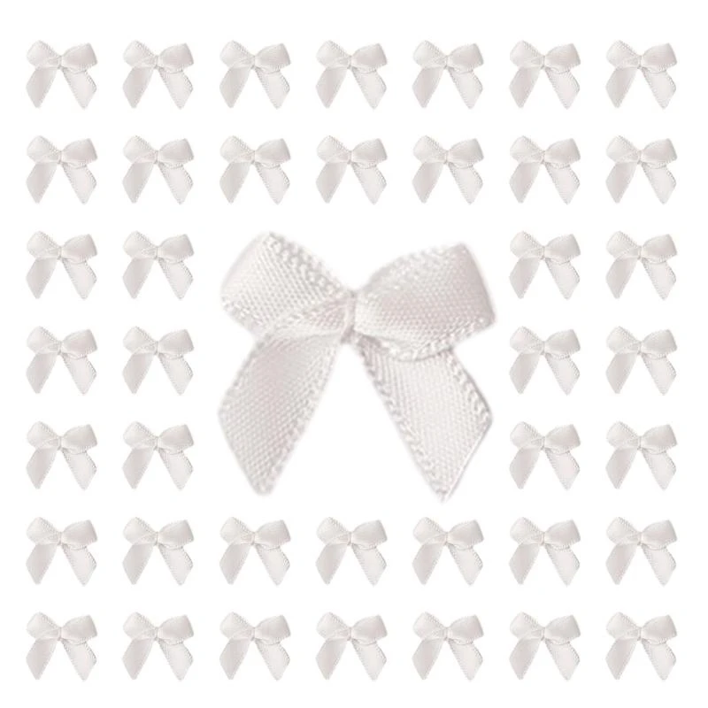 

200 шт. атласные ленты, бантики, небольшой бантик для шитья, скрапбукинга, поделок своими руками