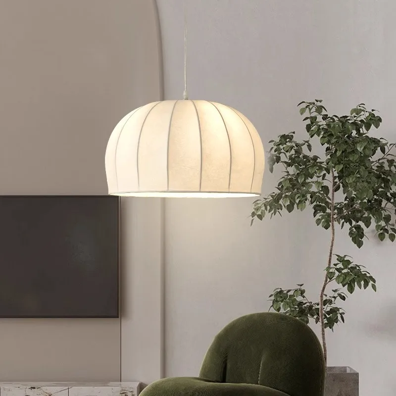 italiano seda luzes pingente wabi sabi lampadas pingente restaurante sala de jantar sala de estar quarto tecido lustre pendurado lampada novo 01