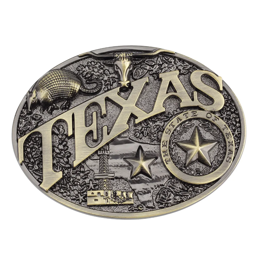 Bronze Texas Bull Belt Buckle  The Factory Produces 500 Products