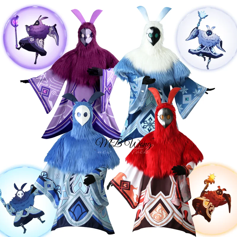 

Game Genshin Impact Abyss Mage Cosplay Costume Cloak Abgrundmagier Uniform Abyss Role Play Halloween Carnival Party Christmas