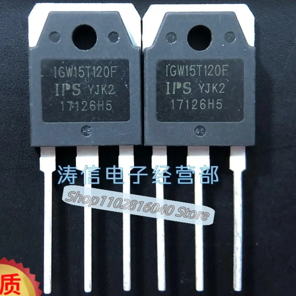 10 Pçs/lote IGW15T120F IGBT 15A 1200V Melhor Qualidade Importado Local Original