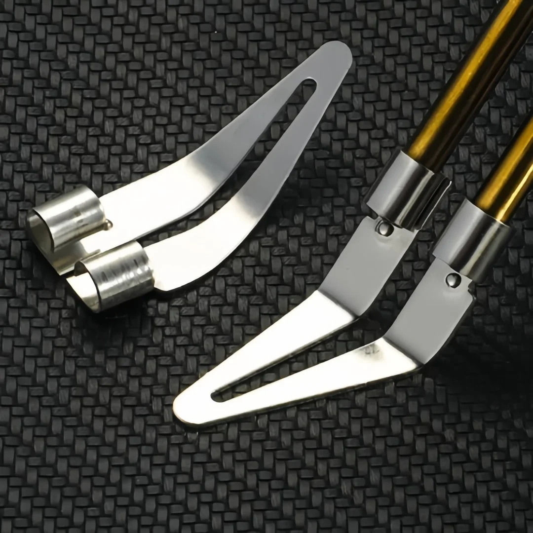 3 Stück Metall-Glattkopf für Kunststoff-Schweißwerkzeug, 45-Grad-Winkeldesign, Zubehör für die Reparatur von Autostoßstangen, einfach zu installieren – Detail 6