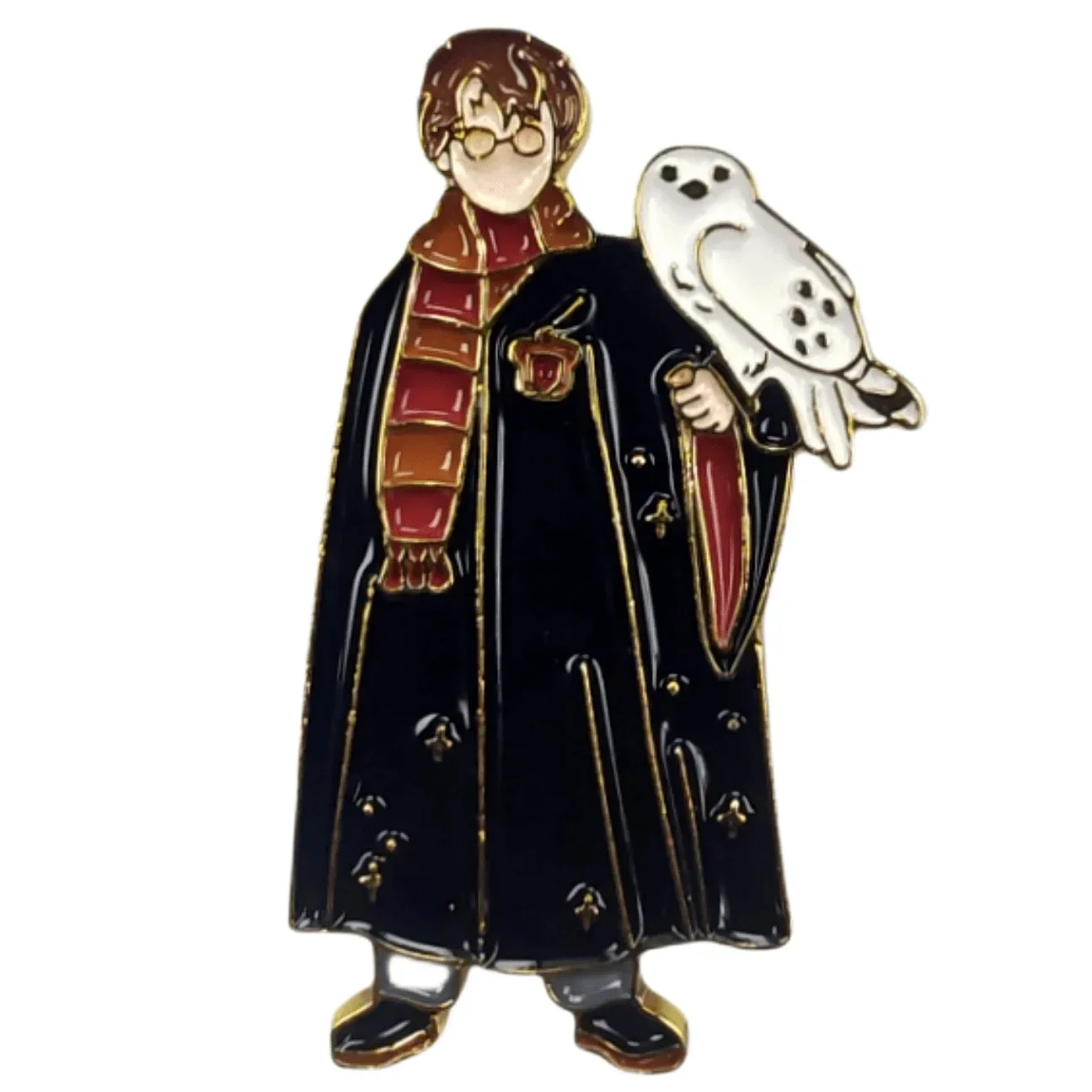 Harries Potters Metal Pin Cartoon Alloy Hogwarts Commemorative Academy Lapel Pin Badge Decoration Cosplay Jewelry Accessories