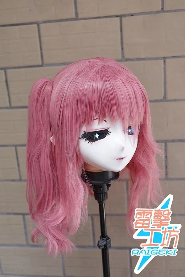 (RAIGEKI MAKS 58) Resin 3/4 Head Female/Girl Kigurumi Anime Cosplay Masks Crossdress Japan Role Lolita Crossdresser DOLL BJD Cos