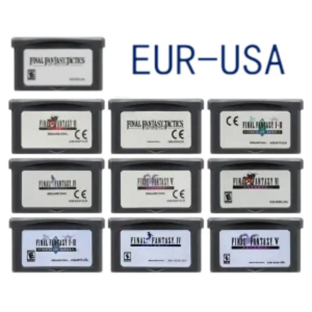 

GBA Game fFinal Fantasy Series Cartridge 32 Bit EUR USA Video Game Console Card Tactics Advance Dawn of Souls for GBA