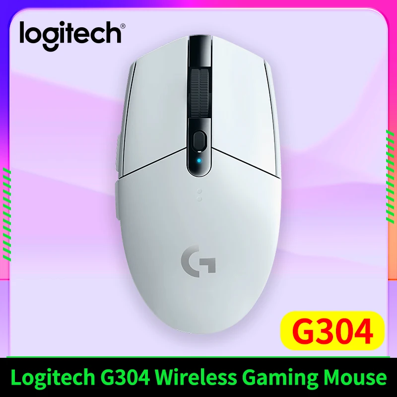 

Беспроводная мышь Logitech G304, киберспортивная игровая периферия CS, LOL, офисный компьютер, ноутбук, универсальный