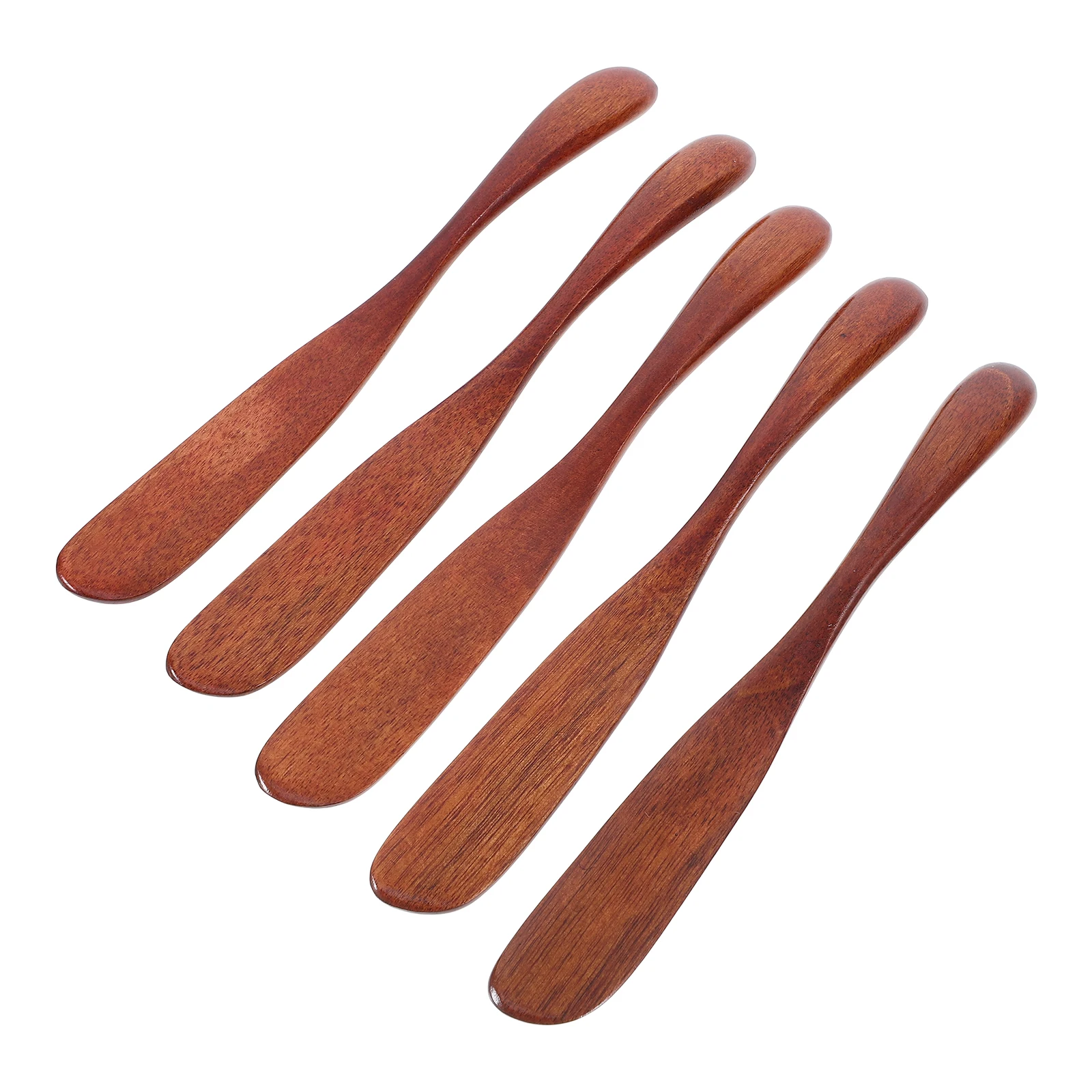 

5pcs Wooden Mask Stick Butter Knife Jam Spreader Facial Utensils Bread Slicer Sandwich Cheese Kitchen Accessories