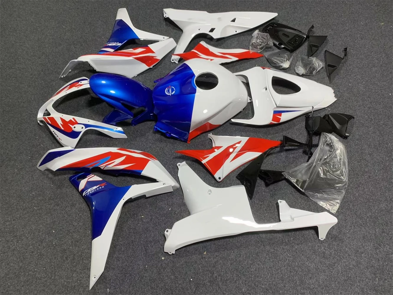 Motorcycle fairing fits to CBR600RR F5 2007 2008 CBR600 07 08 fairing Blue Red White motorcycle housing