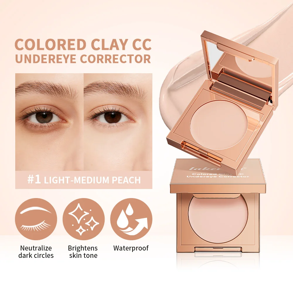 Volledige dekking Undereye Kleurcorrectie Concealer Mat Waterdicht Voedend Snel bedekt donkere kringen Fleuren de huidskleur