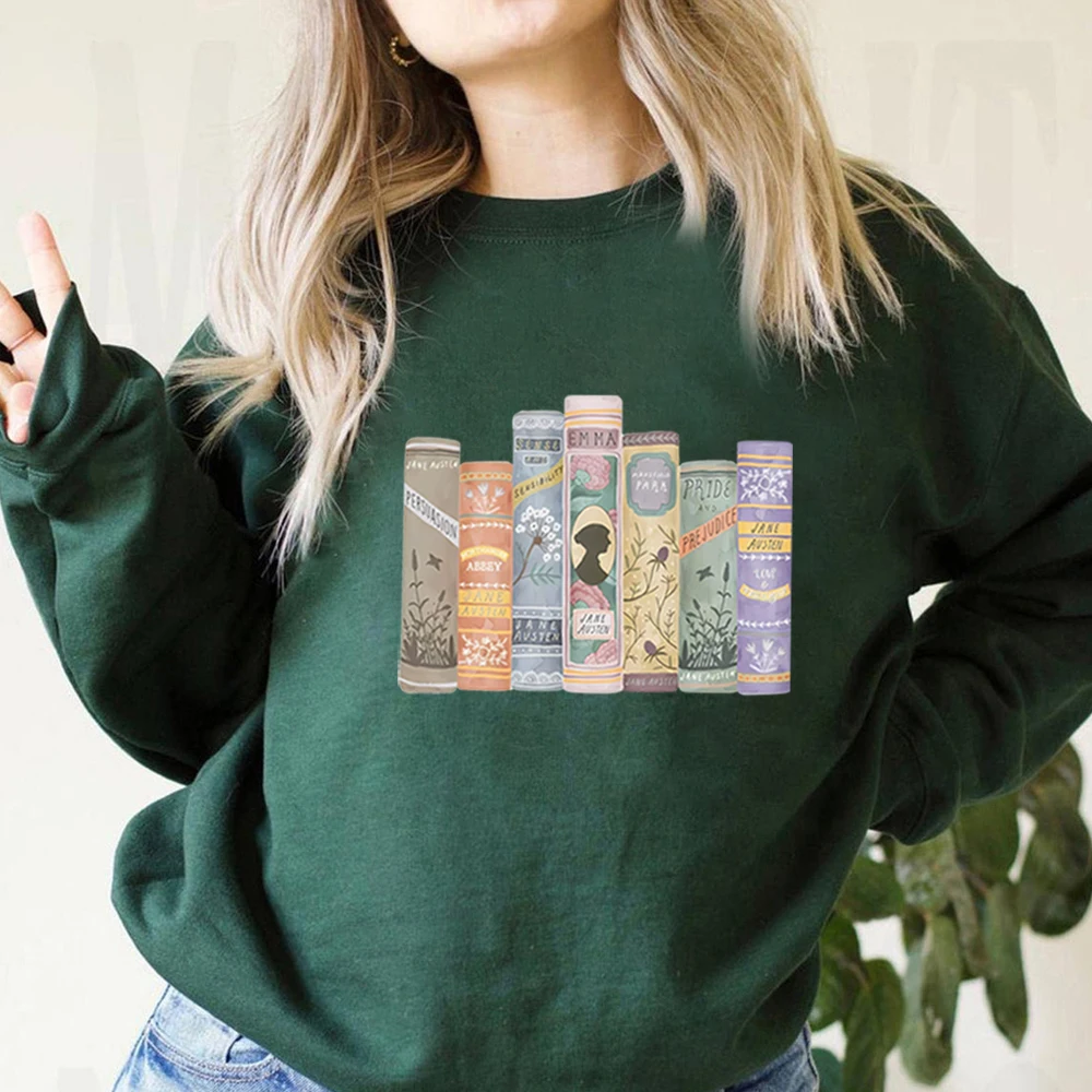 Writer Books Graphic Sweatshirt Obstinate Headstrong Girl Shirt Feminist Book Lover Shirts Unisex Long Sleeves Sweatshirts