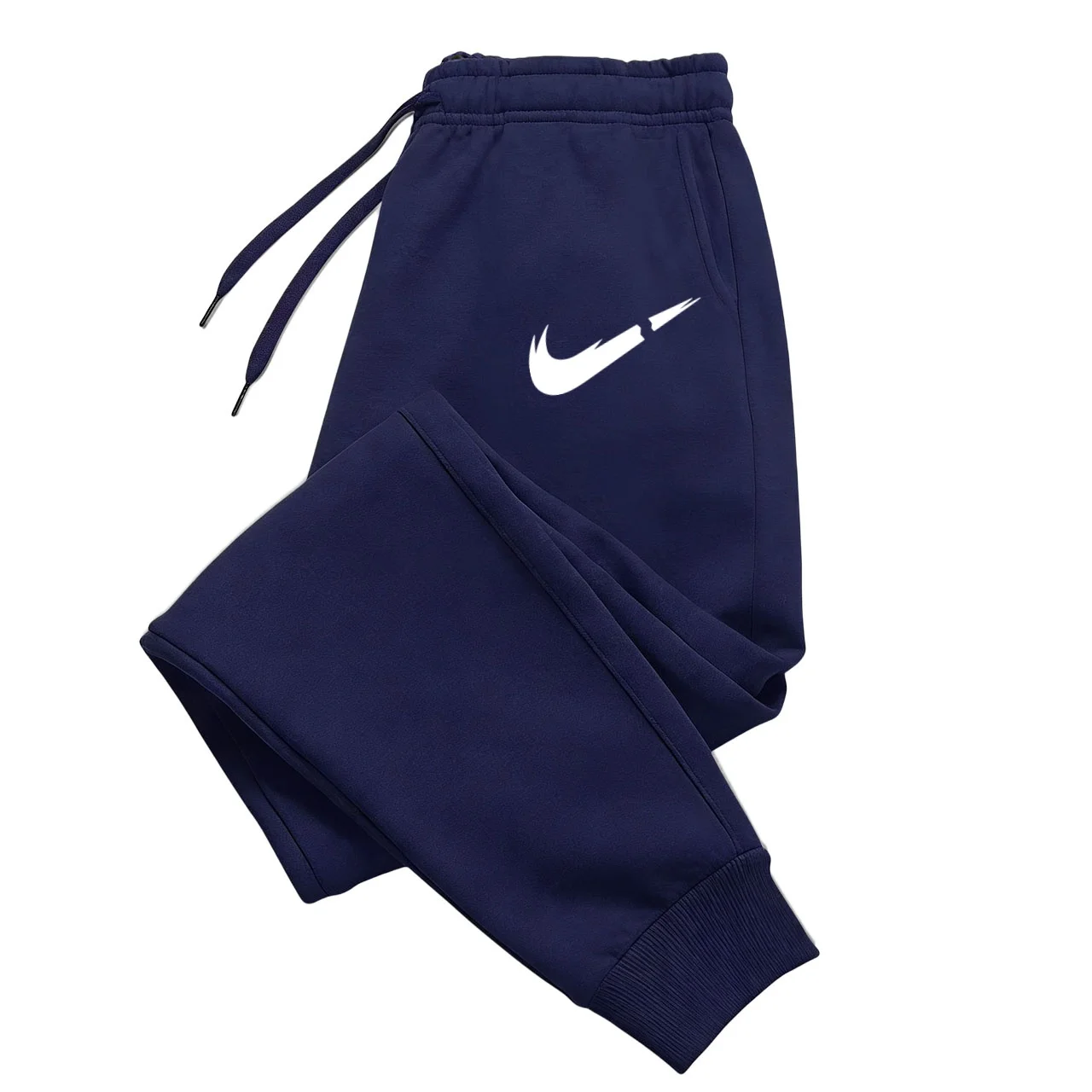 Printed logo pants, men's fashion sport pants, drawstring sport pants, casual loose pants, wholesale sport pants image 3