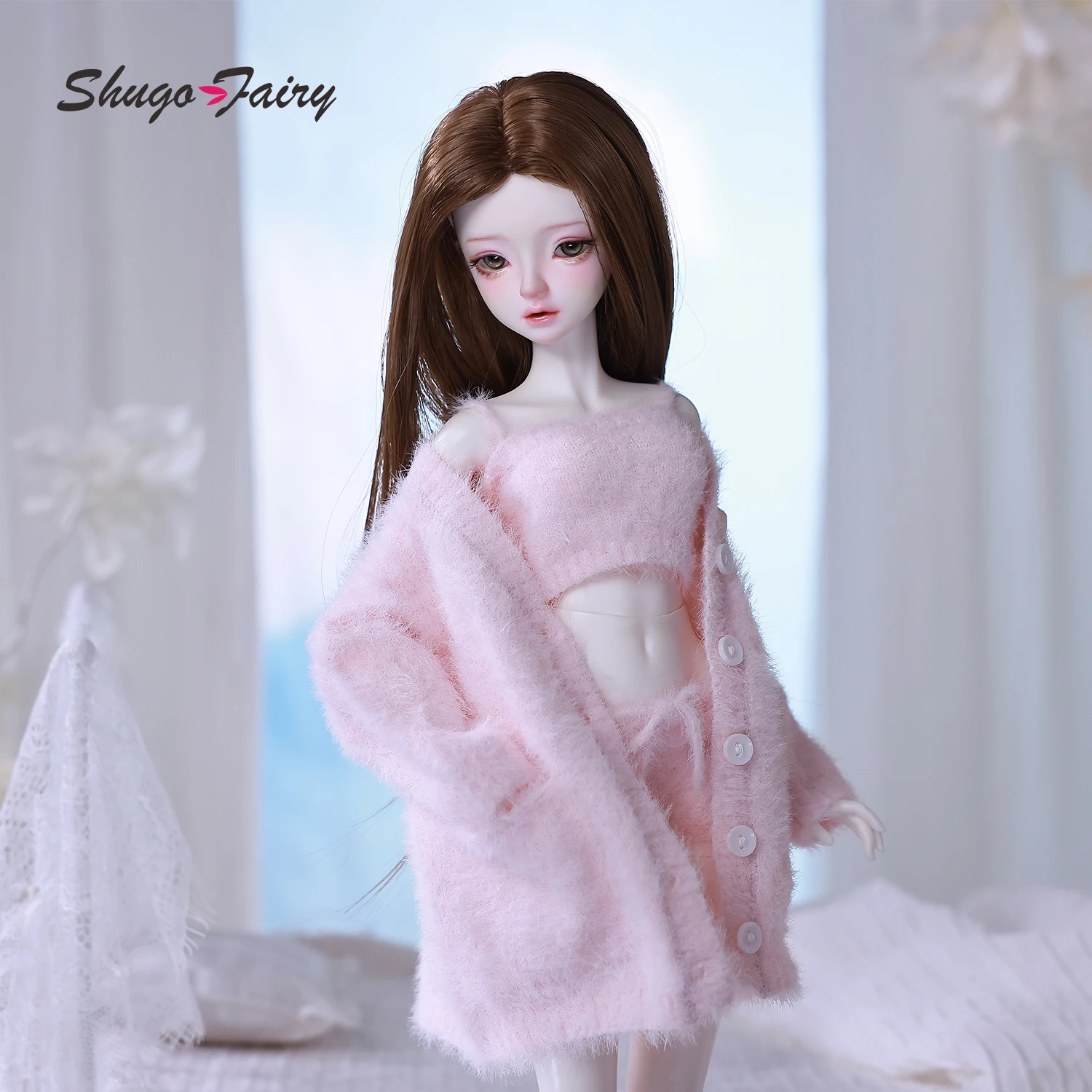 

Одежда Bjd подходит для куклы Bjd 1/3 1/4, вязаный свитер, милый модный стиль, аксессуары для кукол Shugafairy с шарнирным шарниром