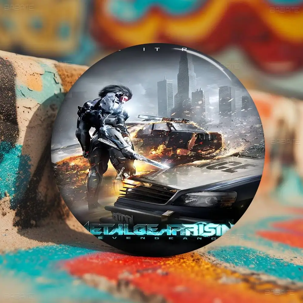 المعادن والعتاد ارتفاع الانتقام خمر 58 مللي متر اليدوية بروش الكرتون تأثيري شارة على ظهره مجوهرات اكسسوارات هدايا