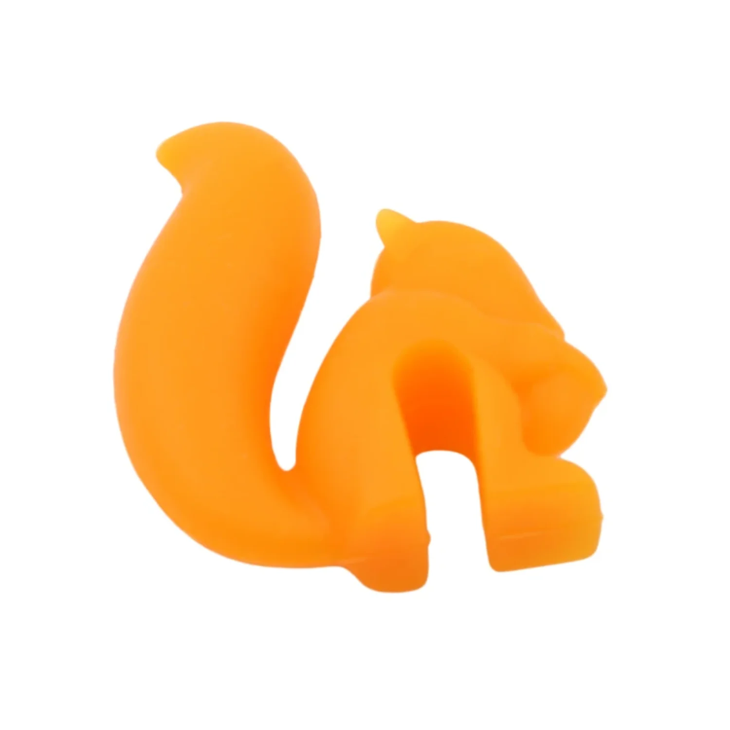 5pcs/Set Tea Tools Silicone Tea Bag Hanging Squirrel Shape Tea Pets Bags Holder Coffee Cup Wineglass Label Party Supplies Edible