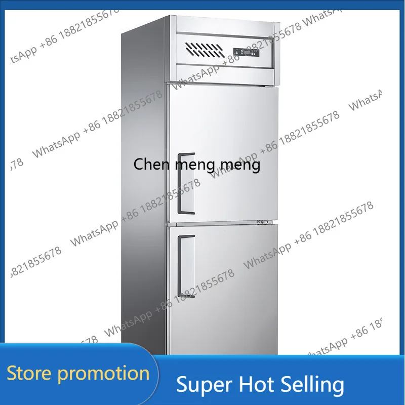 

Двухдверная вертикальная морозильная камера с высоким корпусом, морозильная камера с воздушным охлаждением, коммерческая морозильная камера с двойной температурой из нержавеющей стали A6