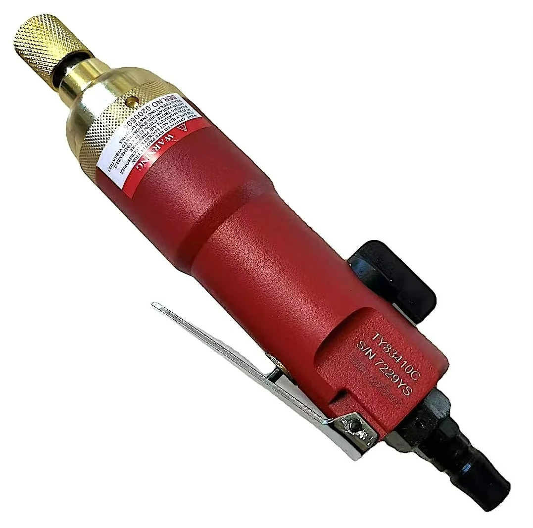 

TY83410C Variable Speed Pneumatic Screwdriver 10,000 Rpm 60 Nm (44 Ft.lb) for 4-6mm Screws Only 0.7 kg (1.5 Lb)
