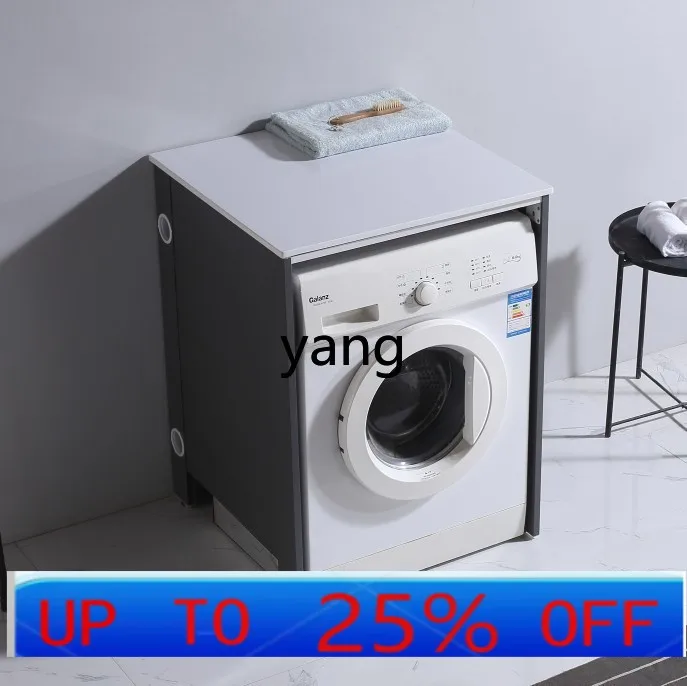 

ltt Alumimum Washing Machine Partner Flat Rack Balcony Rack Small Apartment