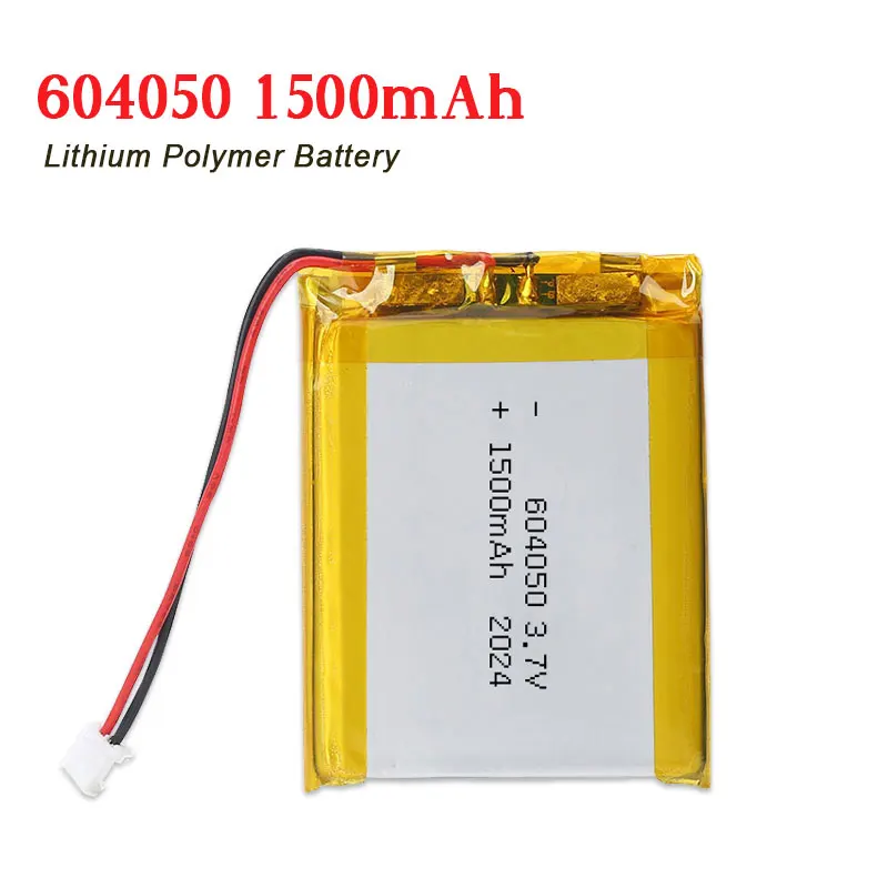 

1-10pcs 604050 Lipo Battery 3.7V 1500mAh Polymer Lithium Batteries for Breast Pump Early Learning Machine Navigator LED Light