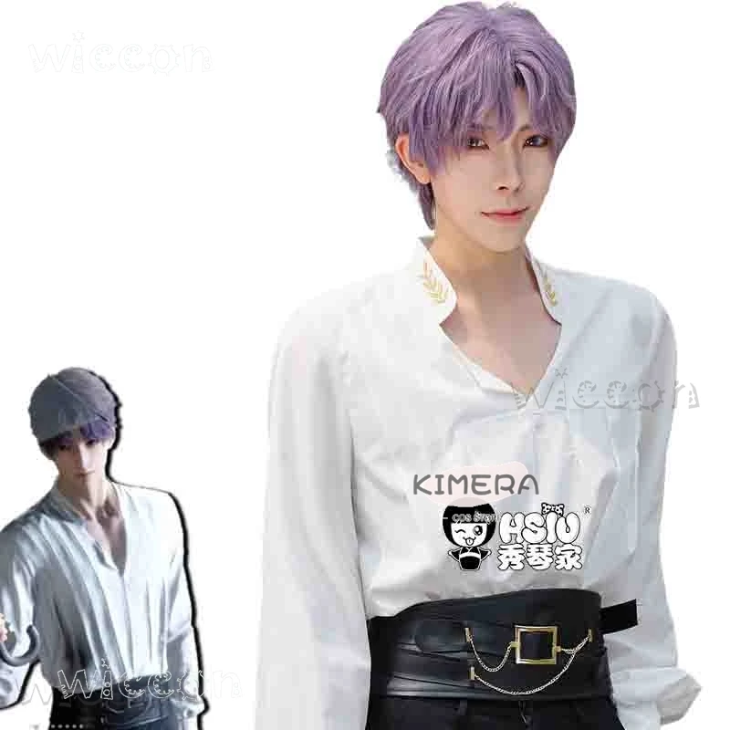 

Love and Deepspace Rafayel Cosplay Costume Top White Shirt Artists Daily Blouse Outfit Halloween Game Qiyu Clothes Couple Suit