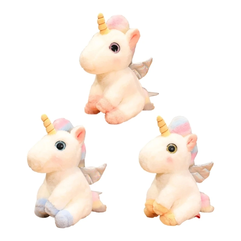 

Fairy Rainbow Tail Stuffed Animals Party Gift Toy Office Throw Pillow