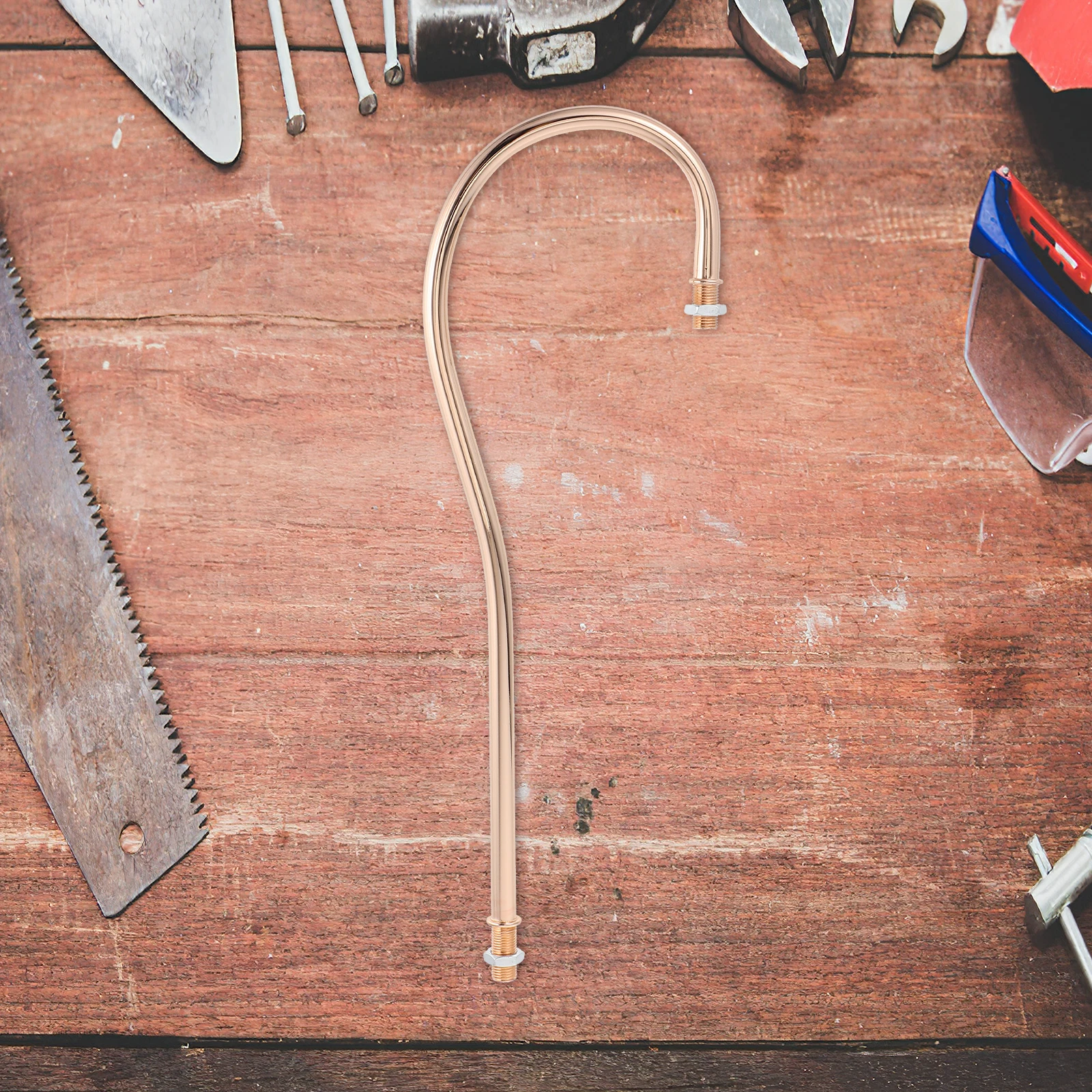 

Curved Iron Lamp Stem Replacement Rod Wrought Gold Hardware Diy Kit Vintage Curved Lamp Rod Industrial Repair Parts