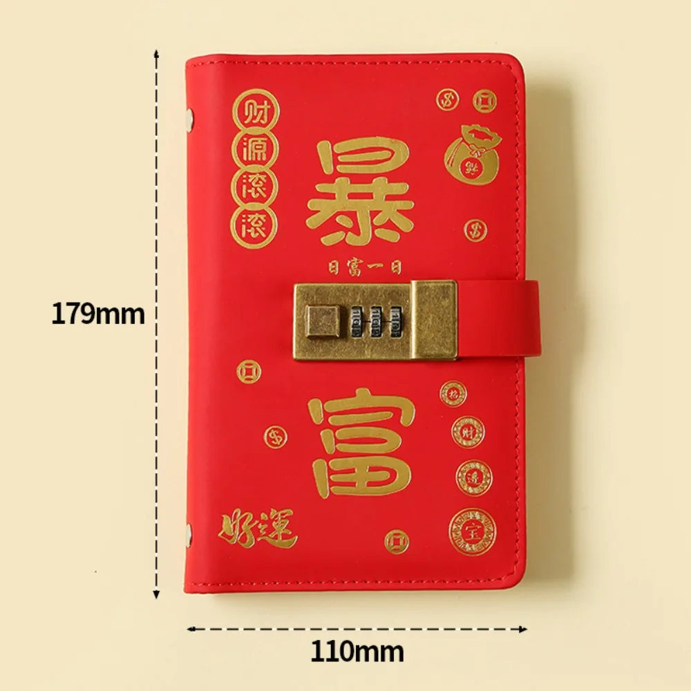 With Password Lock 100 Envelopes Money Saving Challenge Get Rich PU Money Collection Book Reusable Large Capacity Savings Binder