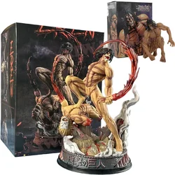 Attack on Titan Anime Figure Eren Yeager Action Figure Shingeki no Kyojin Mikasa Ackerman Figurine Collectible Model Doll Toys